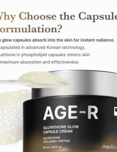 AGE-R Glutathione Glow Capsule Cream 50ml - 2