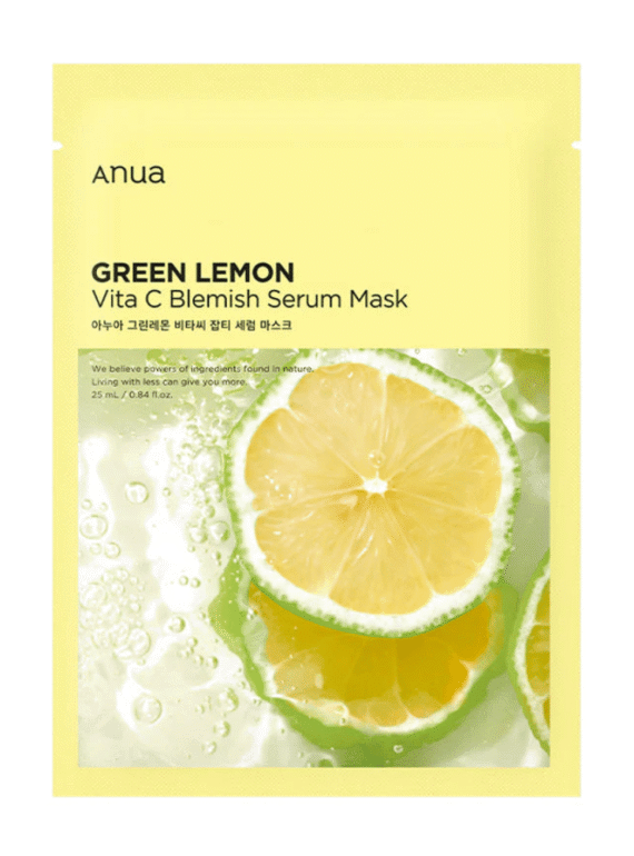 Green Lemon Vita C Blemish Serum Mask - 1