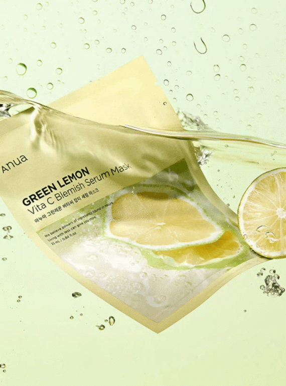 Green Lemon Vita C Blemish Serum Mask - 2