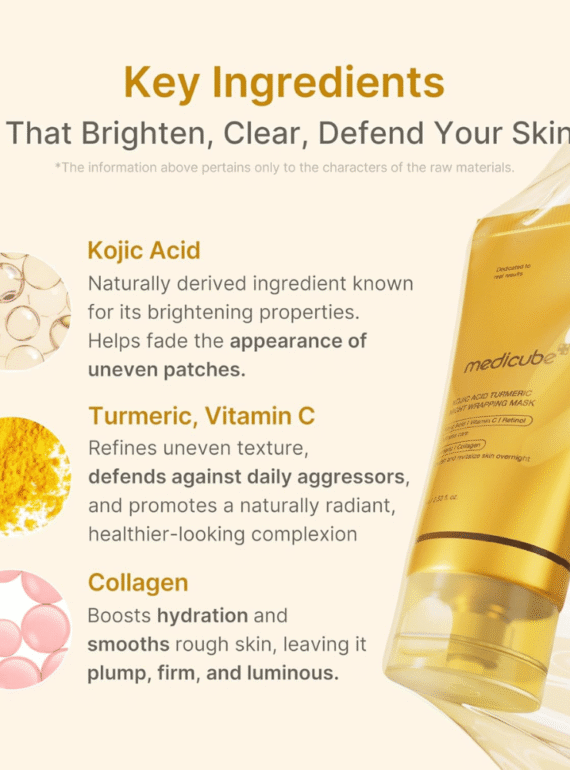 Kojic Acid Turmeric Night Wrapping Mask 75ml - 3