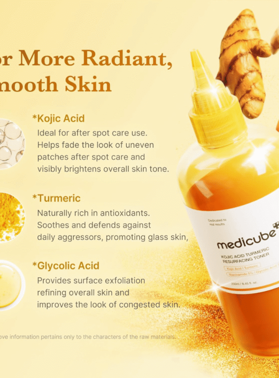Kojic Acid Turmeric Resurfacing Toner 250ml - 3